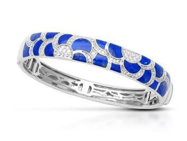 Belle Etoile Adina Lapis Lazuli Bangle Bracelet