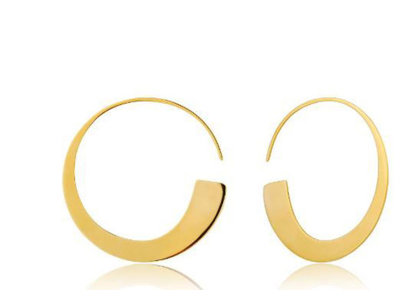 Ania Haie Geometry Slim Hoop Earrings