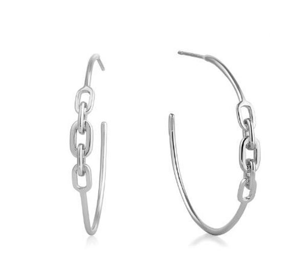 Ania Haie Links Hoop Earrings