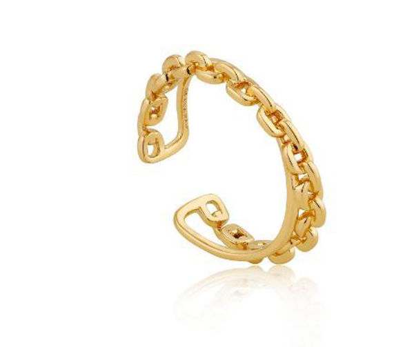 Ania Haie Chain Double Crossover Ring