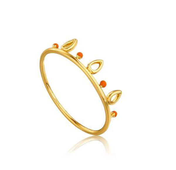 Ania Haie Dotted Triple Raindrop Ring