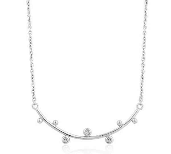 Ania Haie Shimmer Solid Bar Stud Necklace