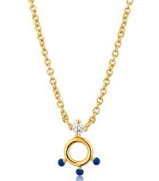 Ania Haie Dotted Cricle Pendant Necklace