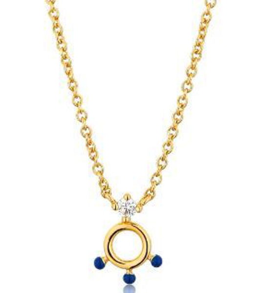 Ania Haie Dotted Cricle Pendant Necklace