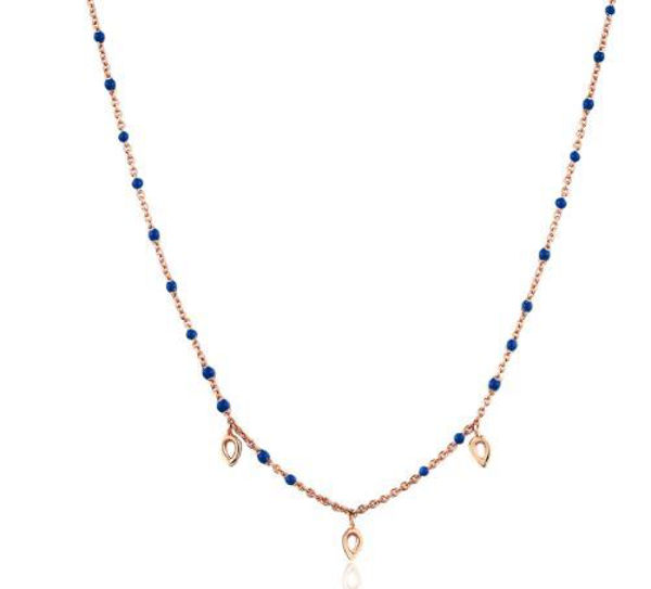 Ania Haie Dotted Triple Raindrop Necklace