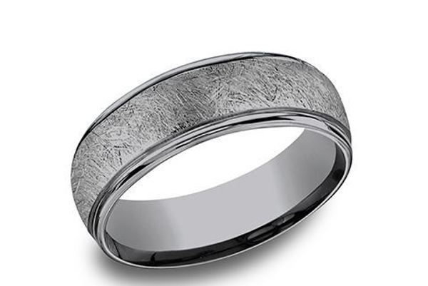6.5mm Grey Tanalum swirl fiberglass finish band