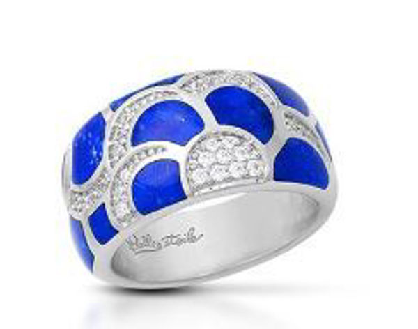Sterling Silver Adina Genuine Lapis Lazuli Ring.