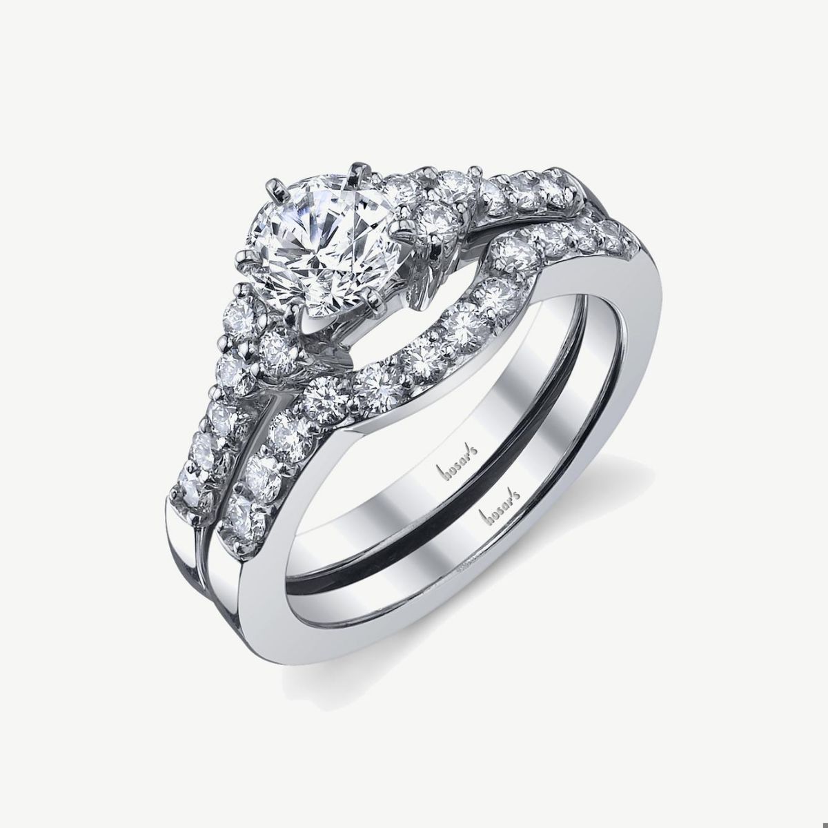 Picture of 14K White Gold Diamond Cluster Ring