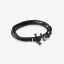 Picture of TIMO Red Cord Bracelet with Black Ion Plated Anchor Clasp