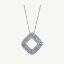 Picture of 14K White Gold Princess and Channel Set Round Diamond Band