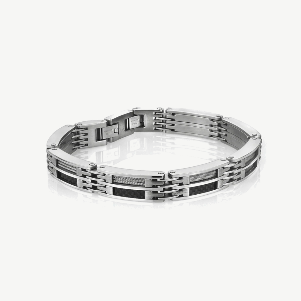 Picture of IVEY Carbon Fiber Bracelet with Double Cables