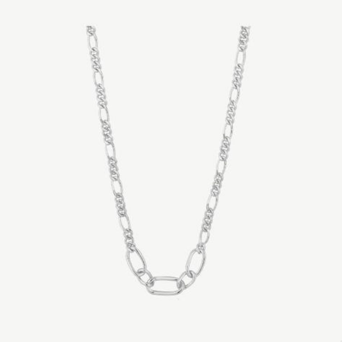 Picture of Sterling Silver Figaro Chain Necklace