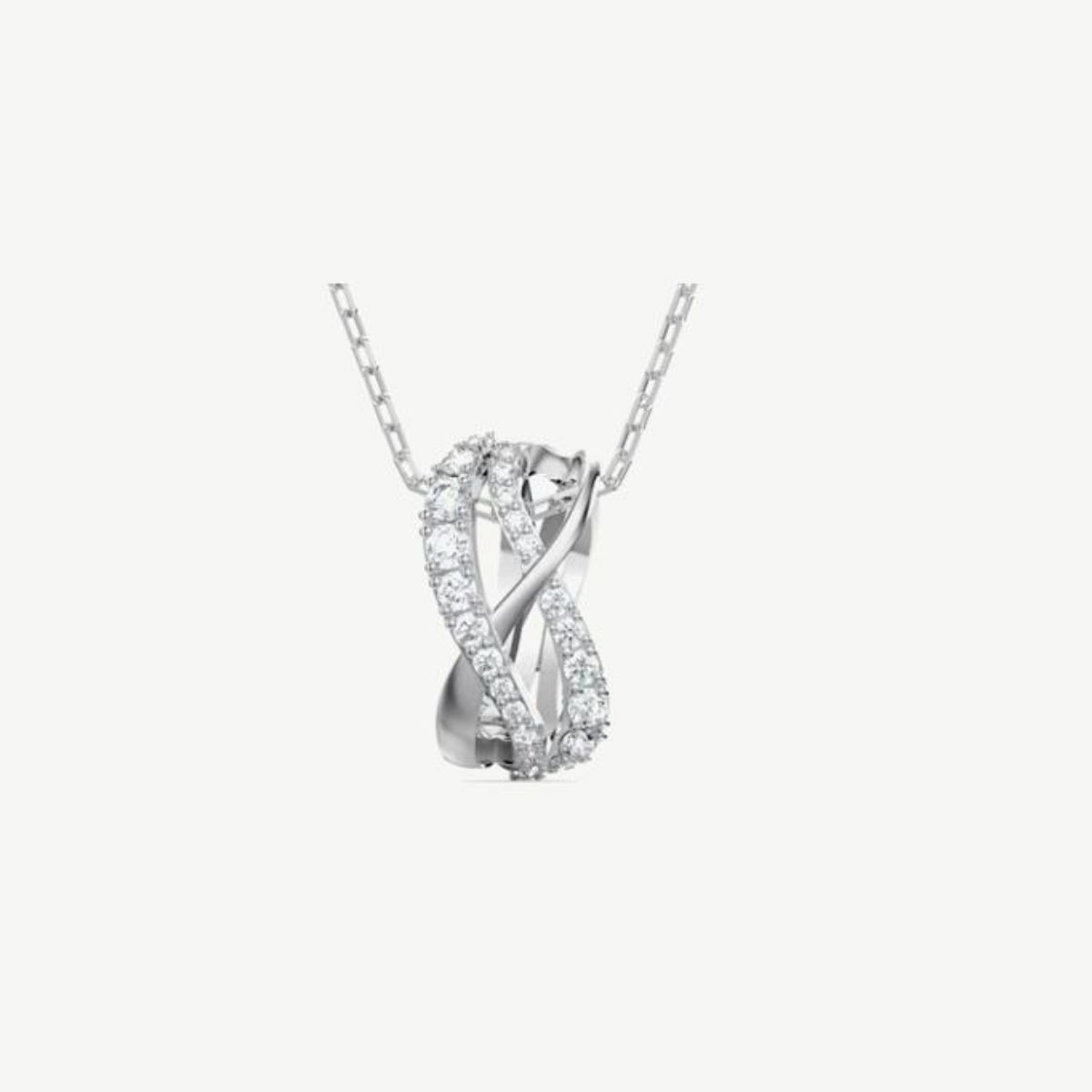Picture of Swarovski Twist Pendant with Clear Crystals