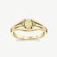 Picture of 14K Gold Opal Ring with Split Shank and Prong Set Oval Stone