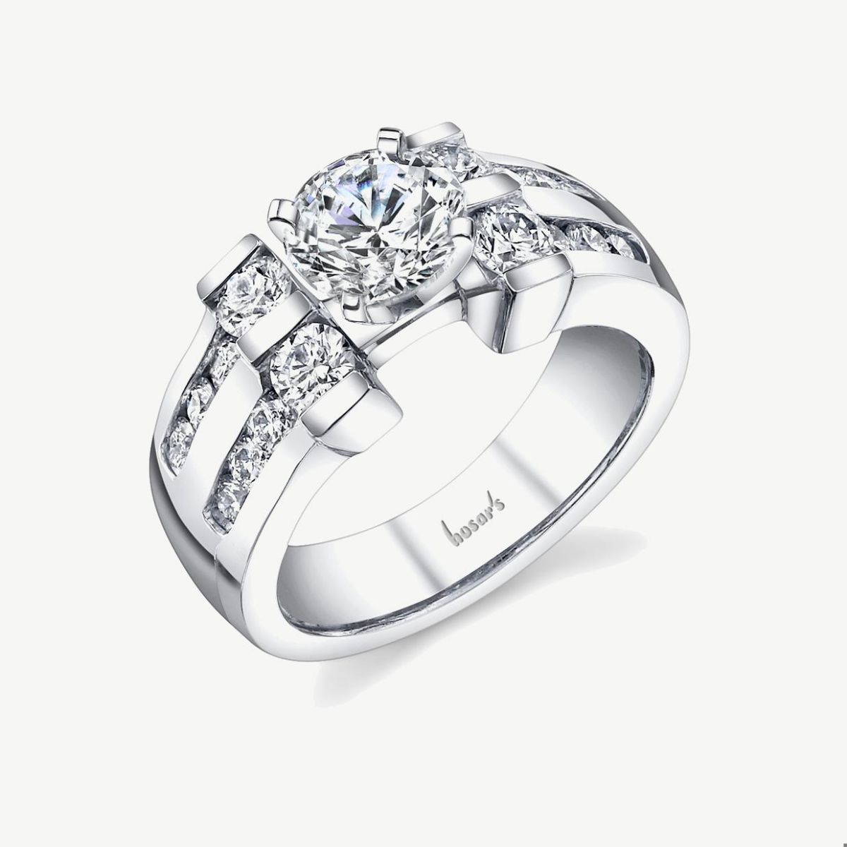 Picture of Diamond Heart Pendant with Tapered Bale and Polished Heart
