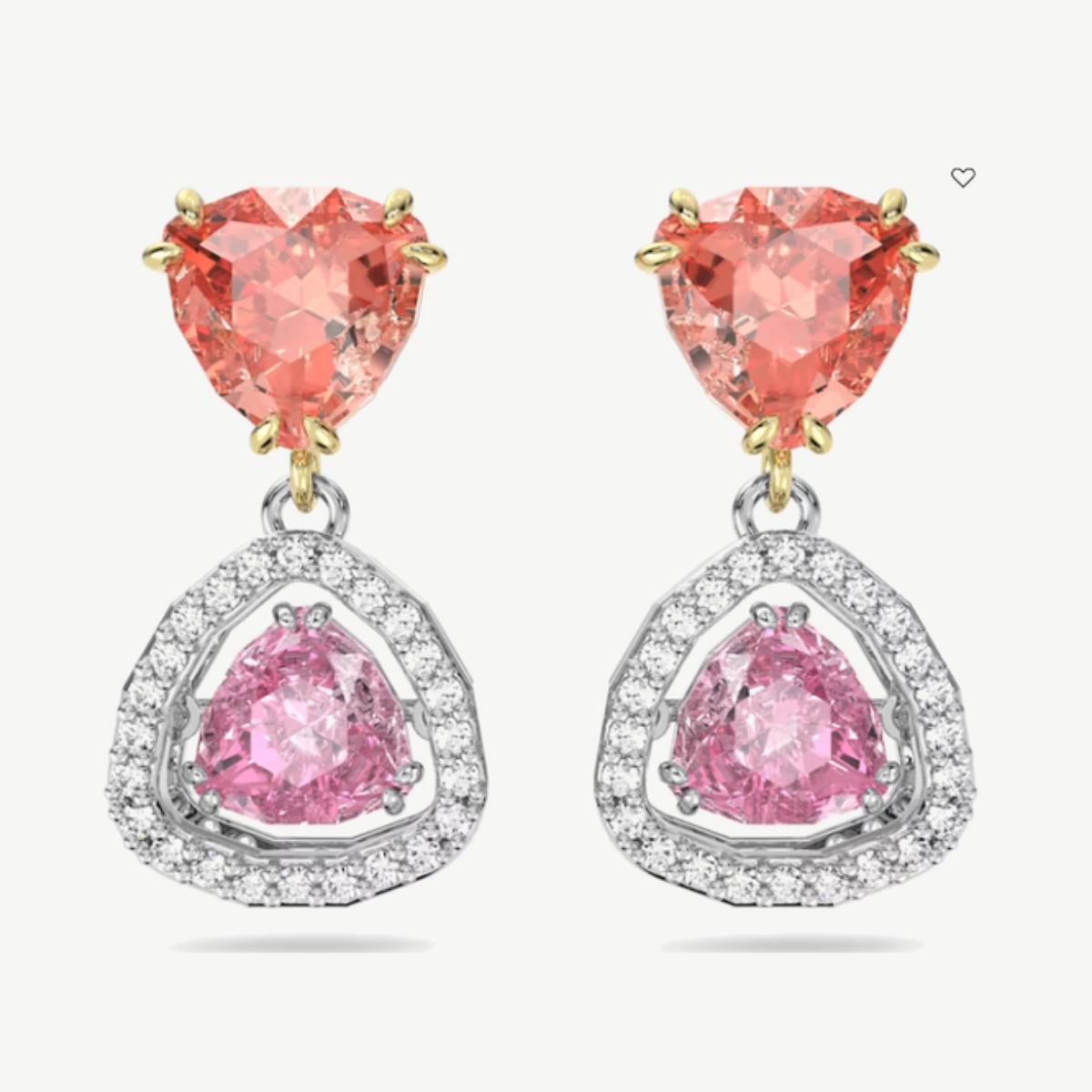 Picture of Swarovski Millenia Multicolored Crystal and Zirconia Drop Earrings