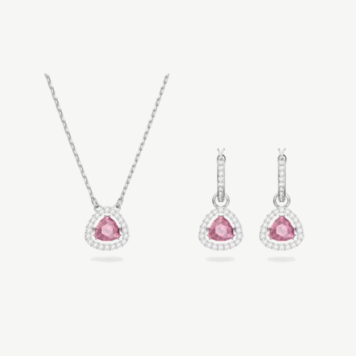 Picture of Swarovski Millenia Trilliant-Cut Crystal Set - Pendant and Earrings